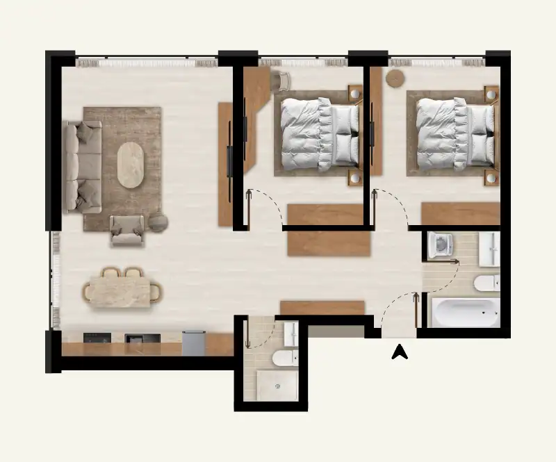 Plan 3 camere