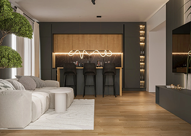 Randare 3D - Bucatarie